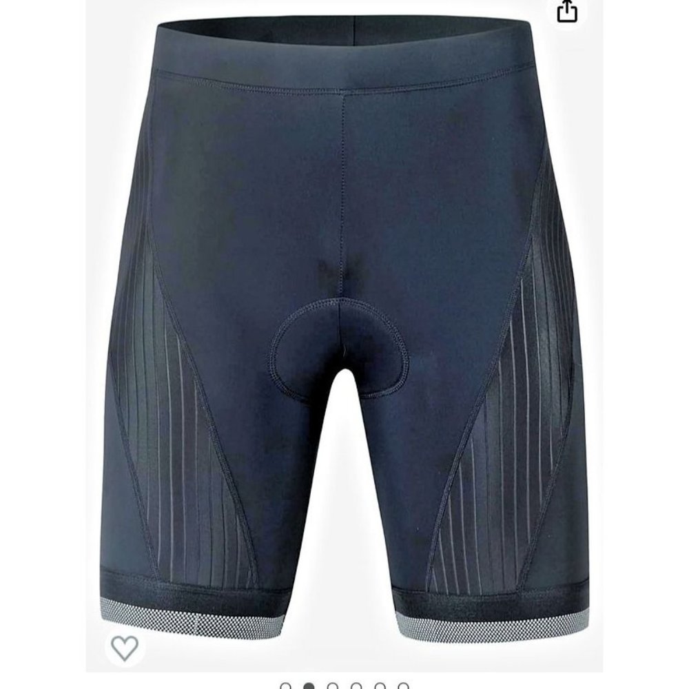 Beroy Mens Cycling Shorts Size XL- Black
